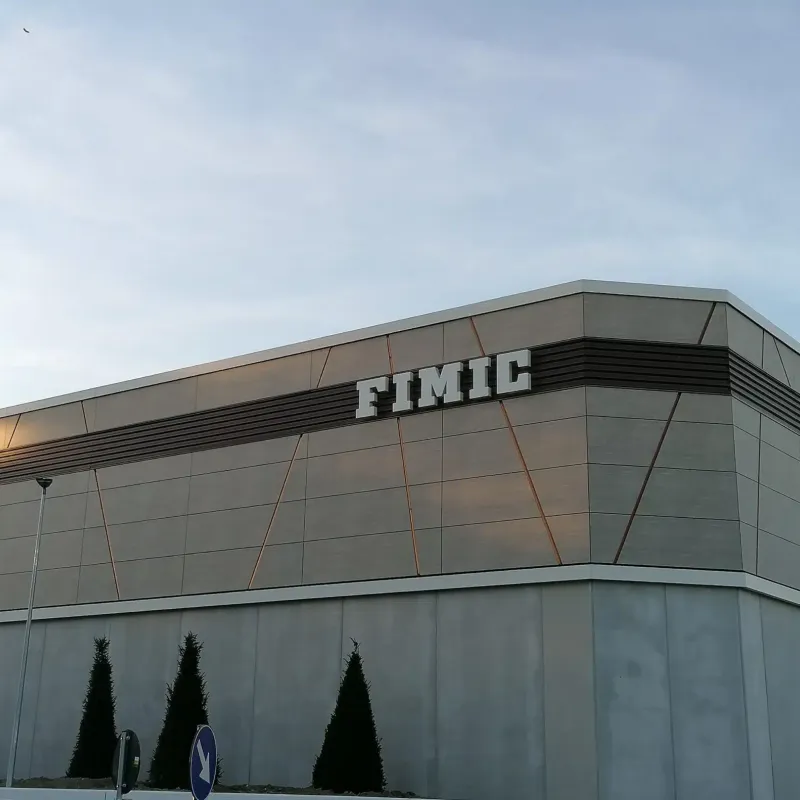 Sede Fimic pannelli Trespa vista esterna