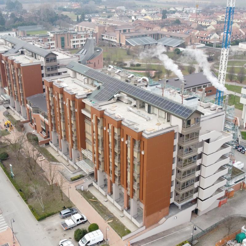 Vista panoramica Condominio RSA composito alluminio
