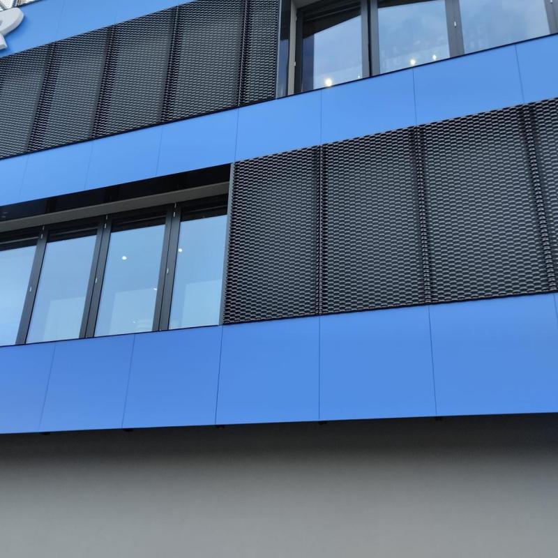 Edificio Sportler pannelli composito